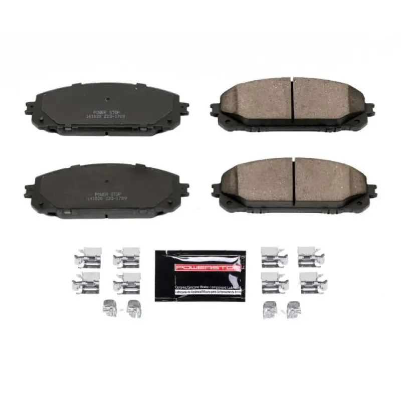 Power Stop Z23 Evolution Sport Front Brake Pad Kit With Hardware For 2014–2015 Jeep Cherokee 1