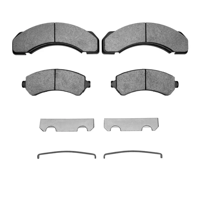R1 Semi-Metallic Brake Pad & Hardware Kit For 1997–2012 Chevrolet P30 Chassis – Front & Rear 1