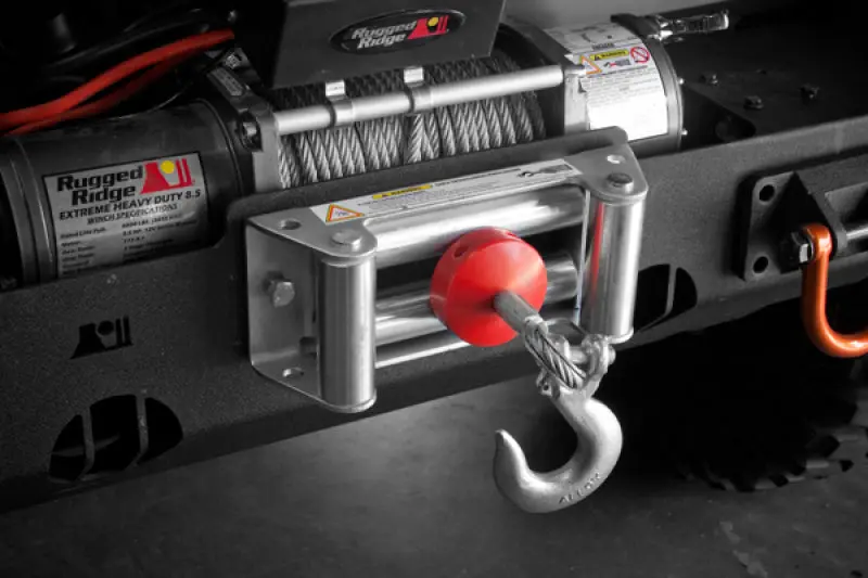 Rugged Ridge Red Winch Cable Stopper For Off-Road Recovery Systems 1