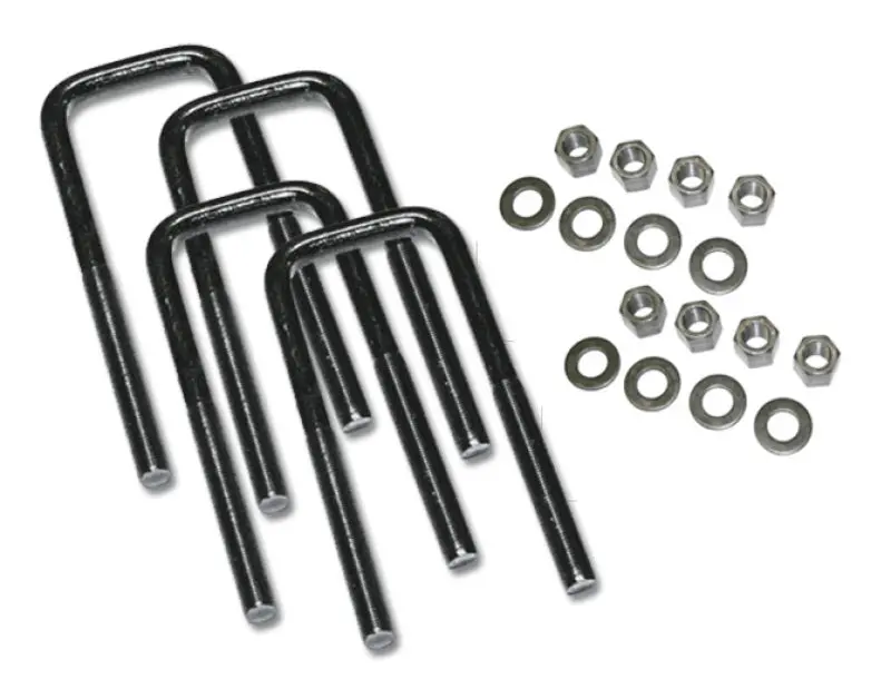 Superlift U-Bolt Kit — 4-Pack, 5/8"X3-1/4"X16", Square Axle, Includes Hardware 1
