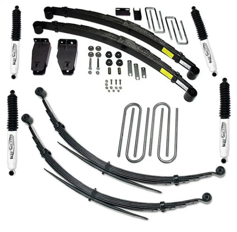 Tuff Country 4" Lift Kit – Ford F-250 4×4 (1988–1996), 351 Engine, Rear Leaf Springs Included (Model Sx8000) 1