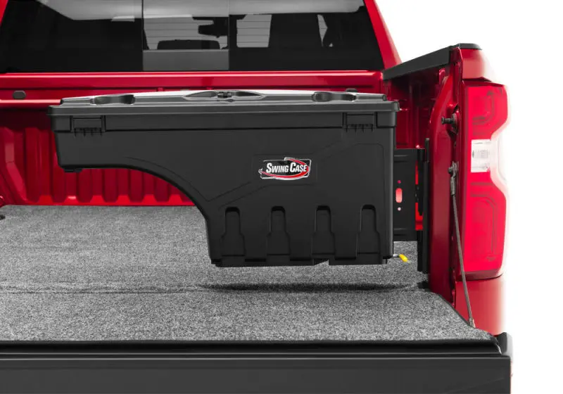 Undercover Swingcase Passenger-Side Truck Bed Storage Box For 2022 Toyota Tundra – Smooth Black Finish (Excludes Trail Boxes) 1