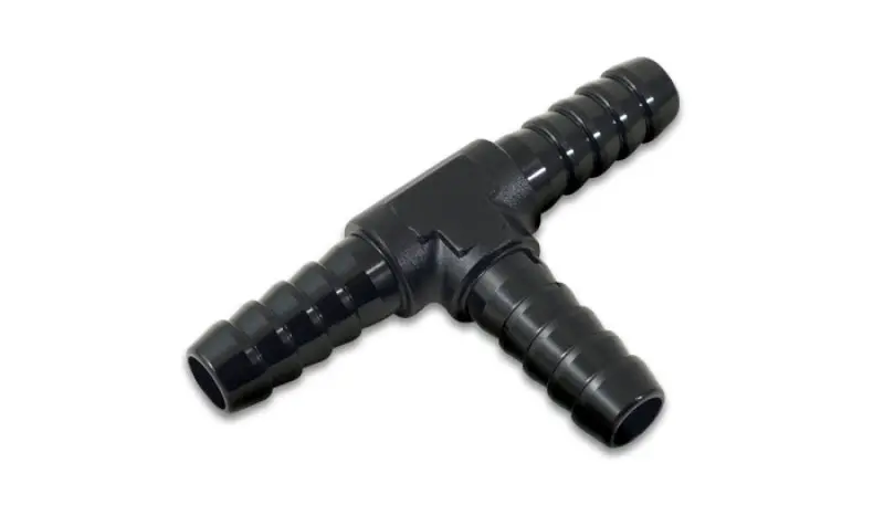 Vibrant Black Anodized 3/16" Barbed Tee Adapter For Fluid Systems 1