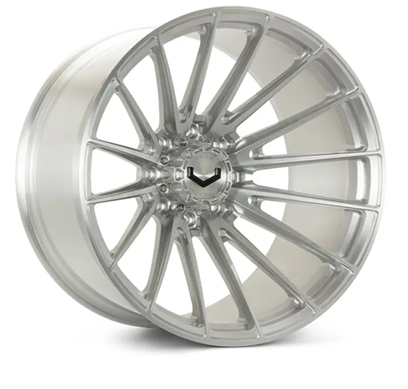 Vossen Vfx-01 24X10 Inch Wheel – 5X127 Bolt Pattern, Et35 Offset, 71.5Mm Bore, Deep Dish Brushed Gloss Clear Finish 1