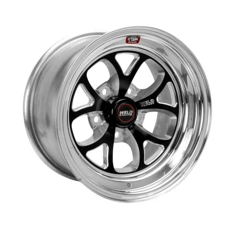 Weld S76 Non-Beadlock Wheel – 15X9 Inches, 5X4.5 Bolt Pattern, 6.5-Inch Backspace, Matte Black Finish 1
