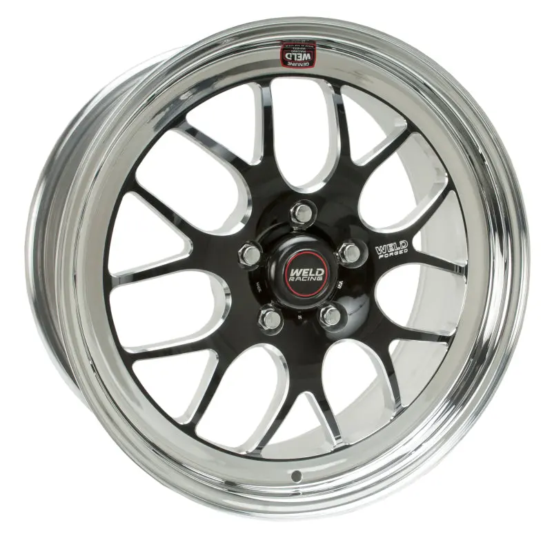 Weld S77 Non-Beadlock Black Wheel: 18X11.5, 5X4.75, 4.2" Backspace, Medium Pad Finish 1