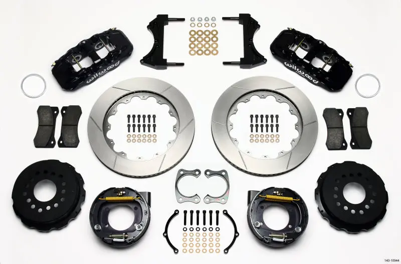 Wilwood Aero4 Rear Parking Brake Kit – 14" Rotor, Big Ford New-Style Caliper, 2.36" Offset 1